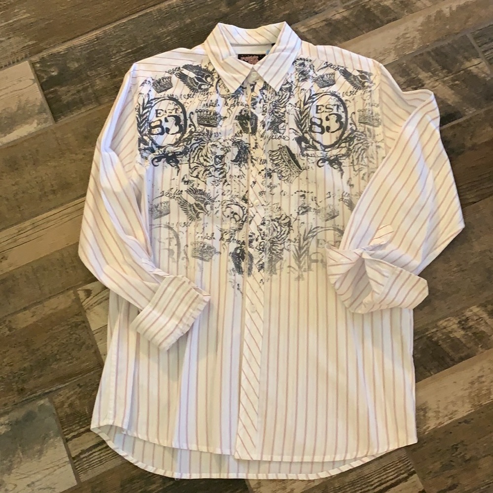 Men’s Button Down Top - Picture 2 of 9